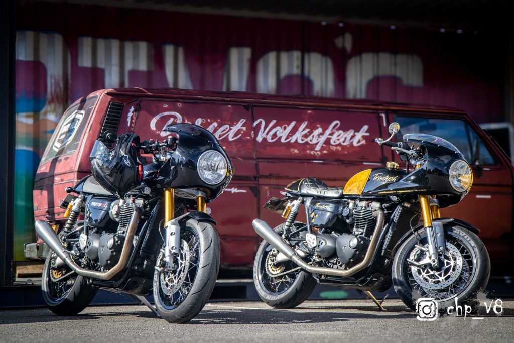 Triumph Bikes at Rivos Hub : &copy; Colin Hill Photography