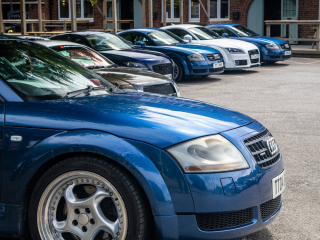 Audi TT Addicts meet at Rivos Hub Sandford - ColinHillPhotography.uk