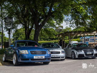 Audi TT Addicts meet at Rivos Hub Sandford - ColinHillPhotography.uk