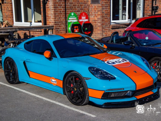 Porsches at Rivos Hub Sandford - ColinHillPhotography.uk
