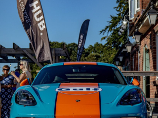 Porsches at Rivos Hub Sandford - ColinHillPhotography.uk