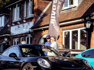 Porsches at Rivos Hub Sandford - ColinHillPhotography.uk