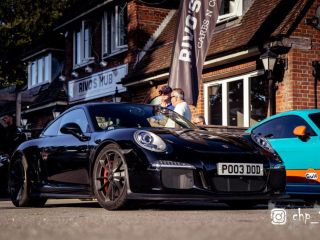 Porsches at Rivos Hub Sandford - ColinHillPhotography.uk