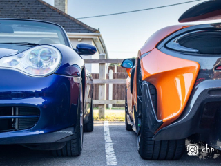 Porsches at Rivos Hub Sandford - ColinHillPhotography.uk