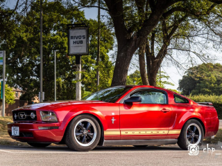 Mustang Breakfast Meet at Rivos Hub - colinhillphotography.uk