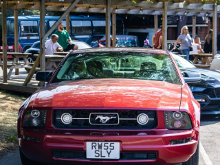 Mustang Breakfast Meet at Rivos Hub - colinhillphotography.uk